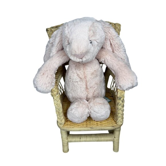 Jellycat Bashful Blush Pink Bunny Medium NWT - Picture 1 of 7